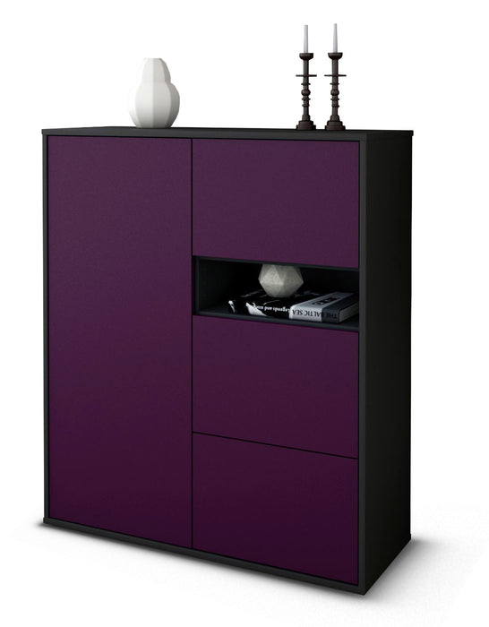 Highboard Leana, Lila Studio (92x108x35cm) - Dekati GmbH