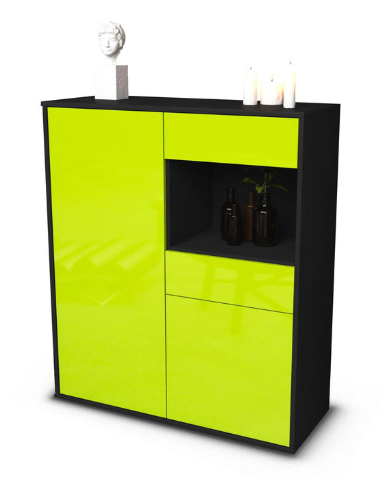 Highboard Leoni, Grün Studio (92x108x35cm) - Dekati GmbH