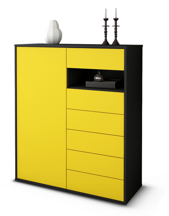 Highboard Lola, Gelb Studio (92x108x35cm) - Dekati GmbH