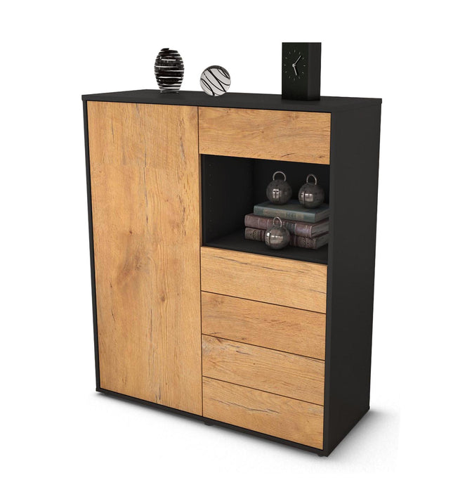 Highboard Loredana, Eiche Studio (92x108x35cm) - Dekati GmbH