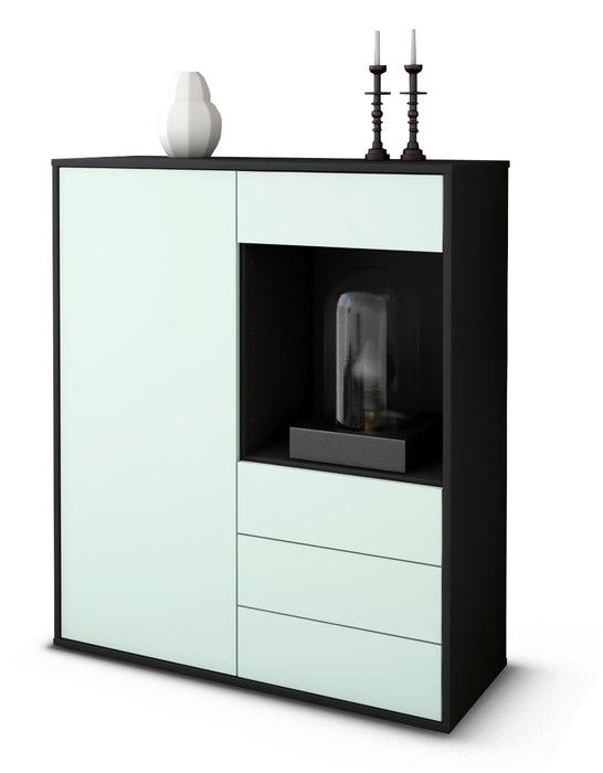 Highboard Lorella, Mint Studio (92x108x35cm) - Dekati GmbH