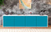 Lowboard Benedetta, Türkis (180x49x35cm)