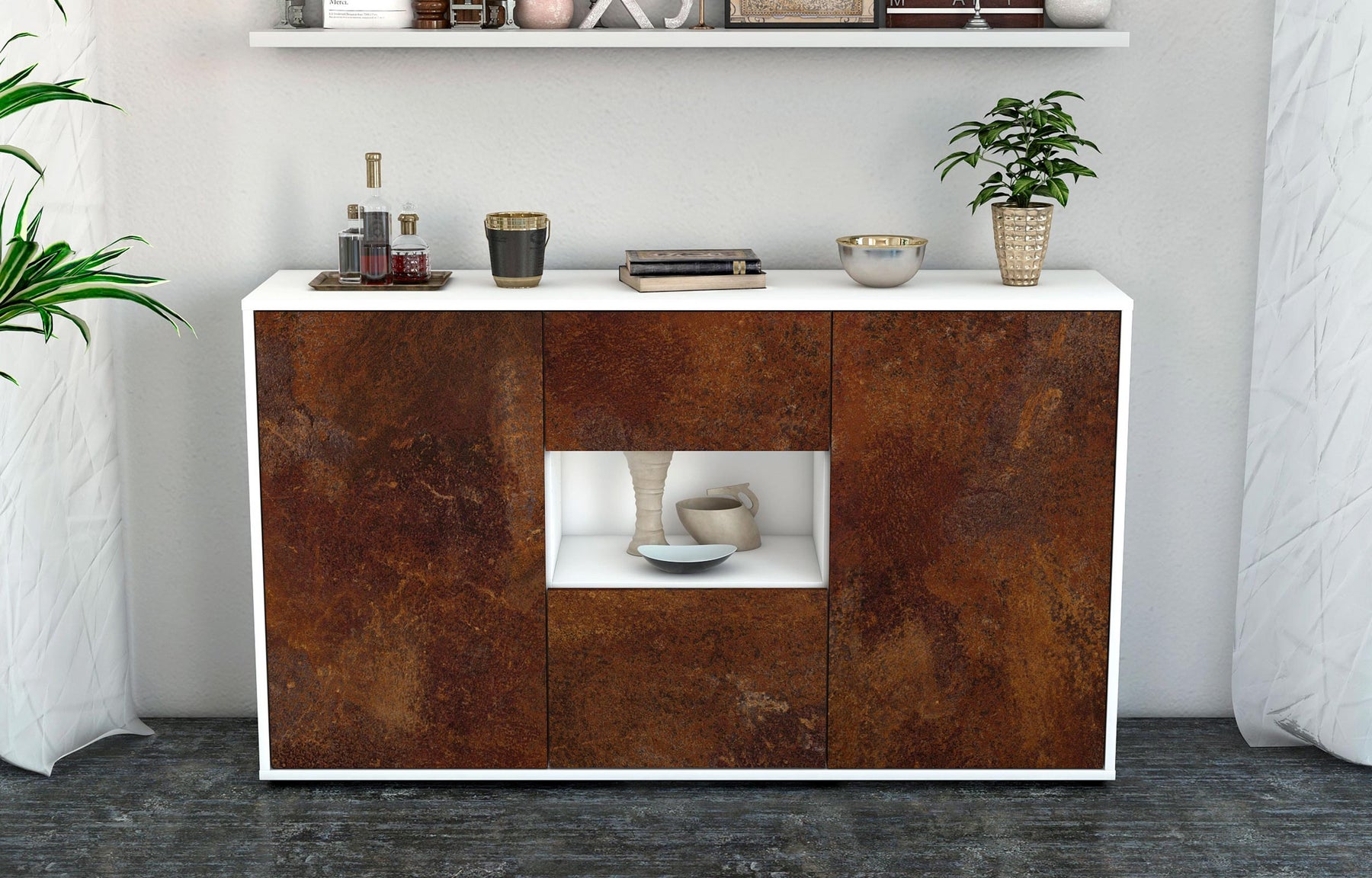 Sideboard Denise, Rost (136x79x35cm)