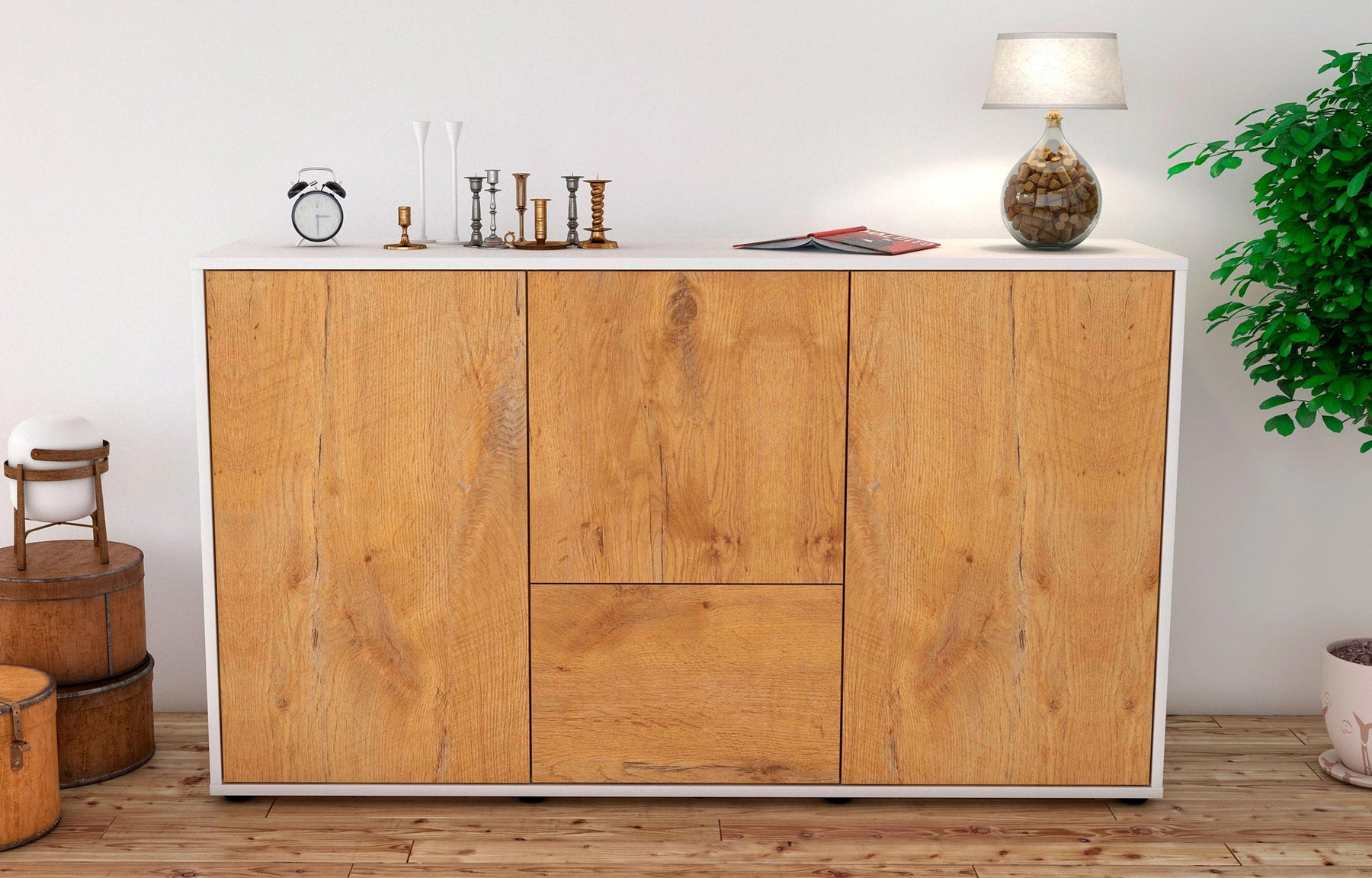 Sideboard Diana, Eiche (136x79x35cm)