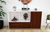 Sideboard Dolcia, Walnuss (136x79x35cm)