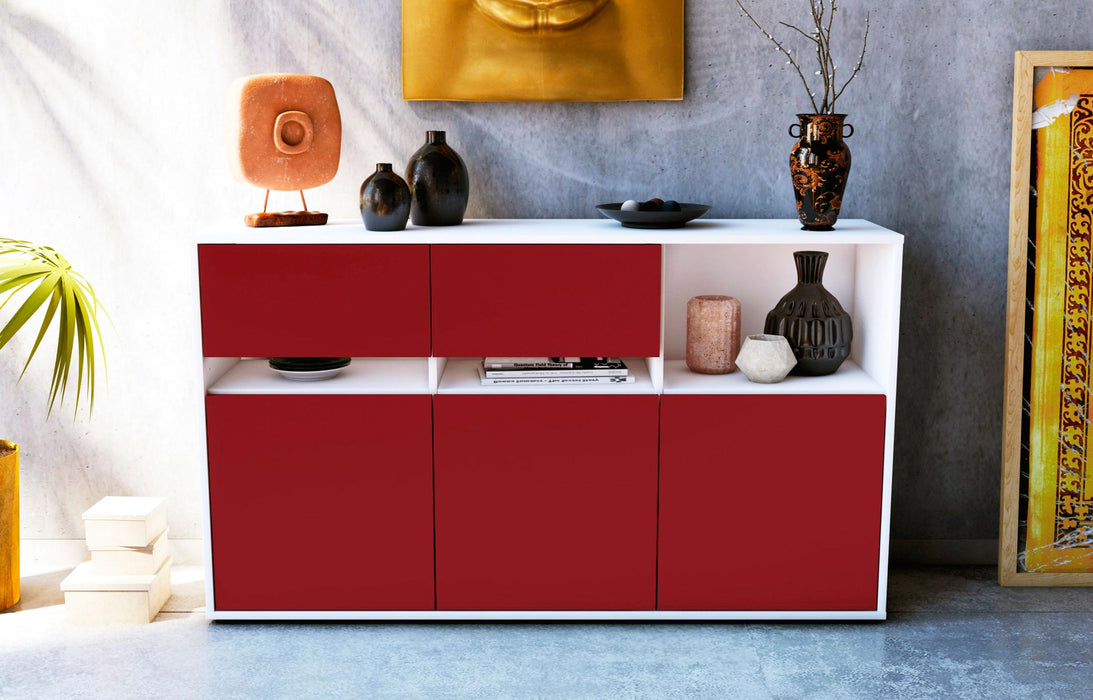 Sideboard Dorotea, Bordeaux (136x79x35cm)