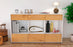 Sideboard Efisia, Eiche (136x79x35cm)