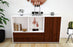 Sideboard Ela, Walnuss (136x79x35cm)