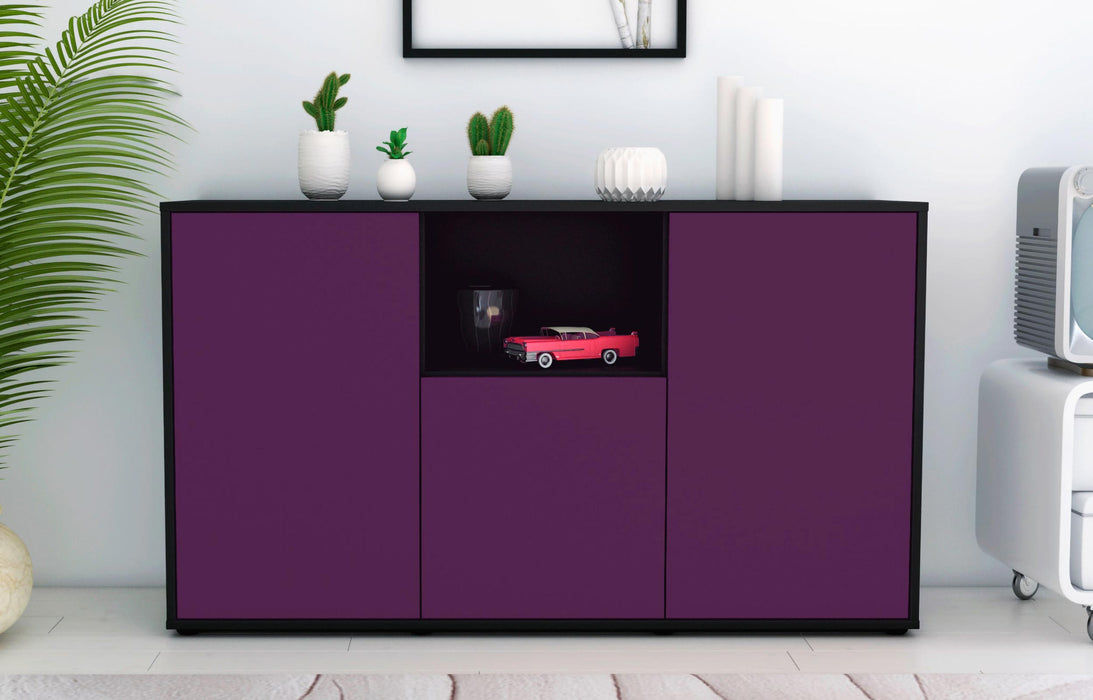 Sideboard Demetria, Lila (136x79x35cm)