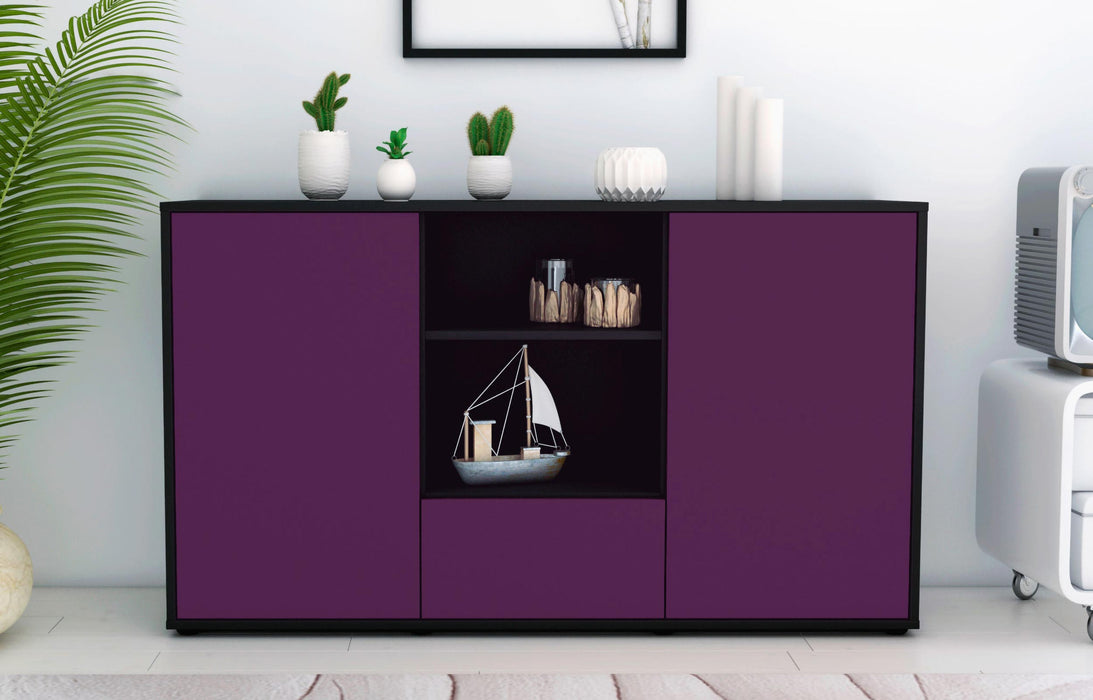 Sideboard Desideria, Lila (136x79x35cm)