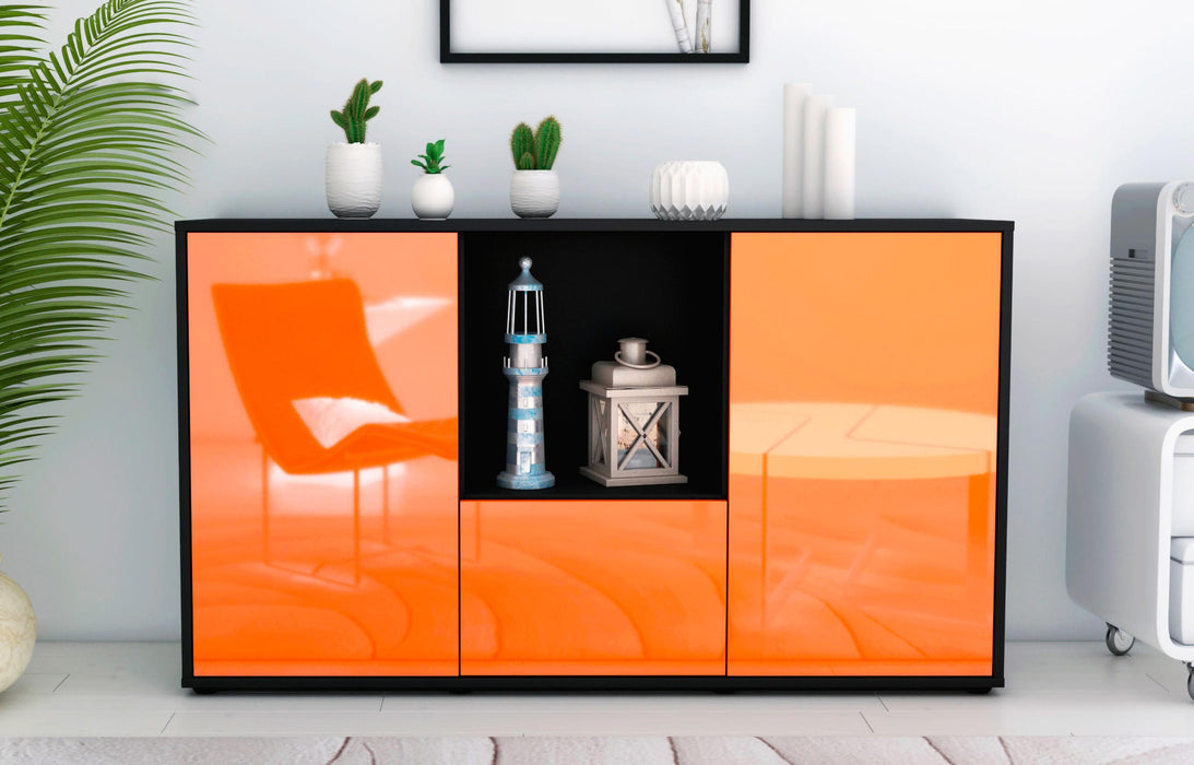 Sideboard Dhonna, Orange (136x79x35cm)