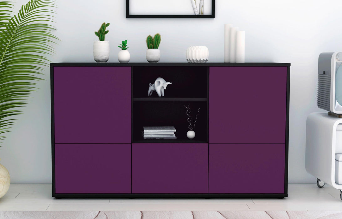 Sideboard Diellza, Lila (136x79x35cm)