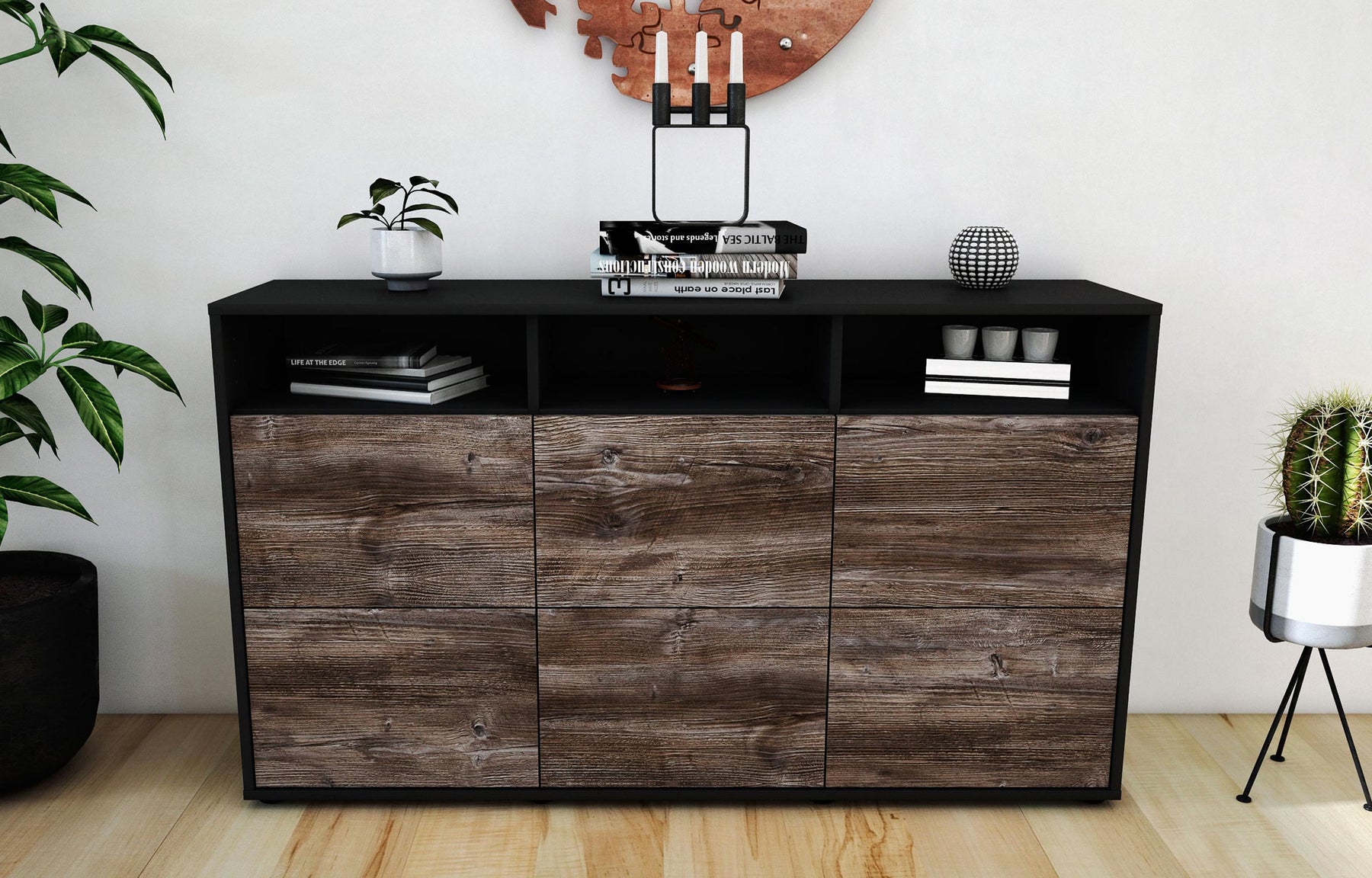 Sideboard Dilara, Treibholz (136x79x35cm)