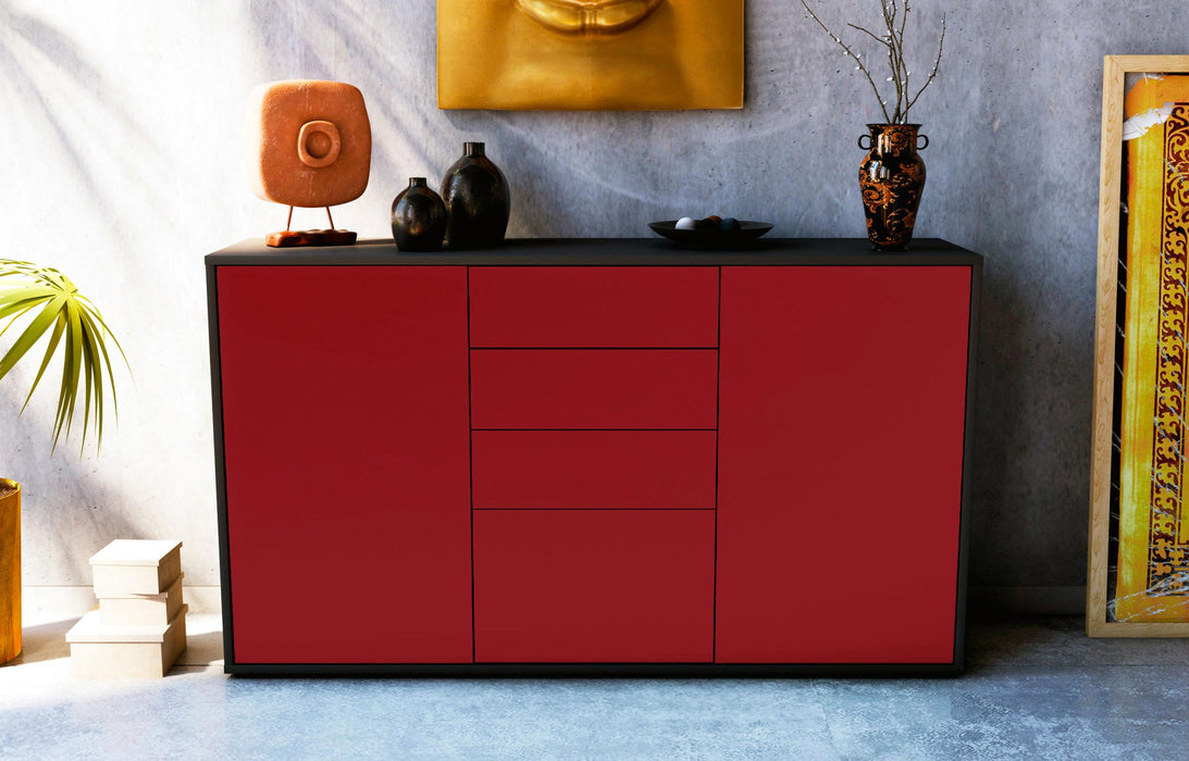 Sideboard Donatella, Bordeaux (136x79x35cm)