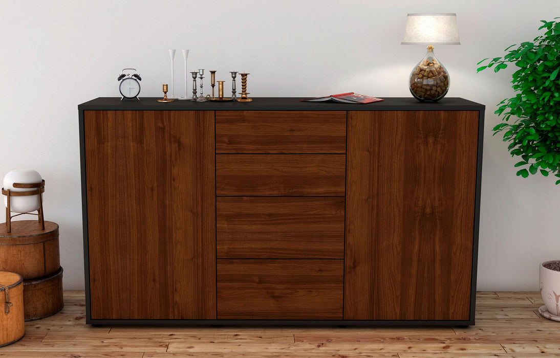 Sideboard Donna, Walnuss (136x79x35cm)