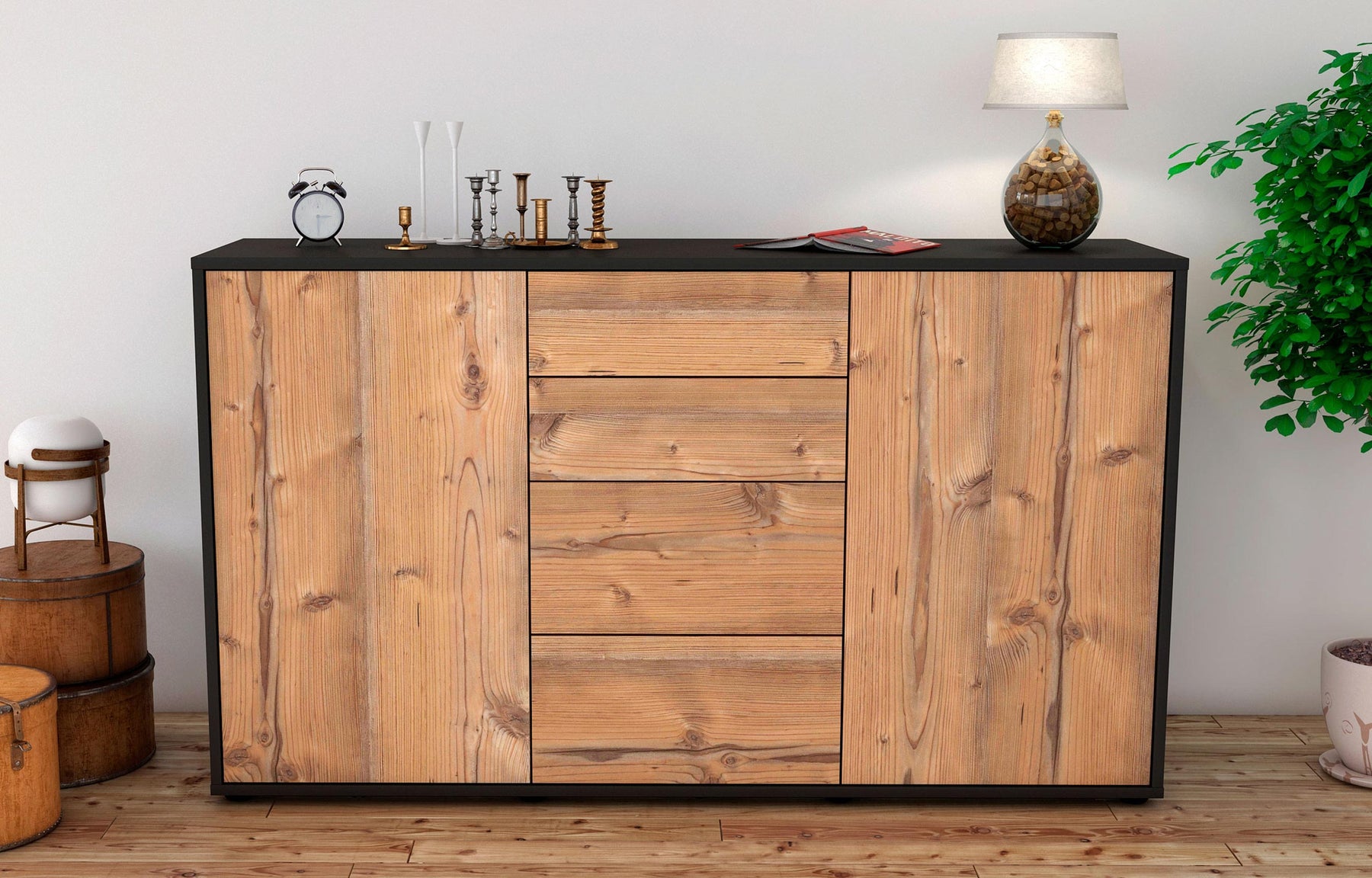 Sideboard Donna, Pinie (136x79x35cm)