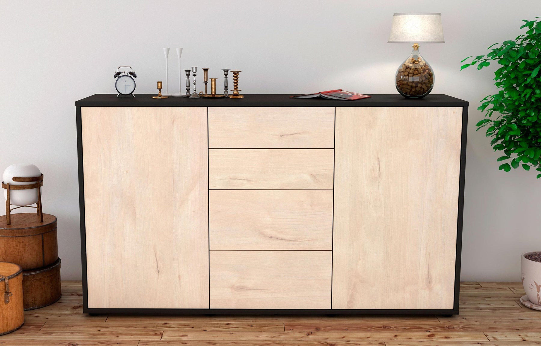 Sideboard Donna , Zeder (136x79x35cm)