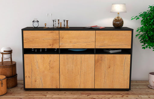 Sideboard Dorinde, Eiche (136x79x35cm)