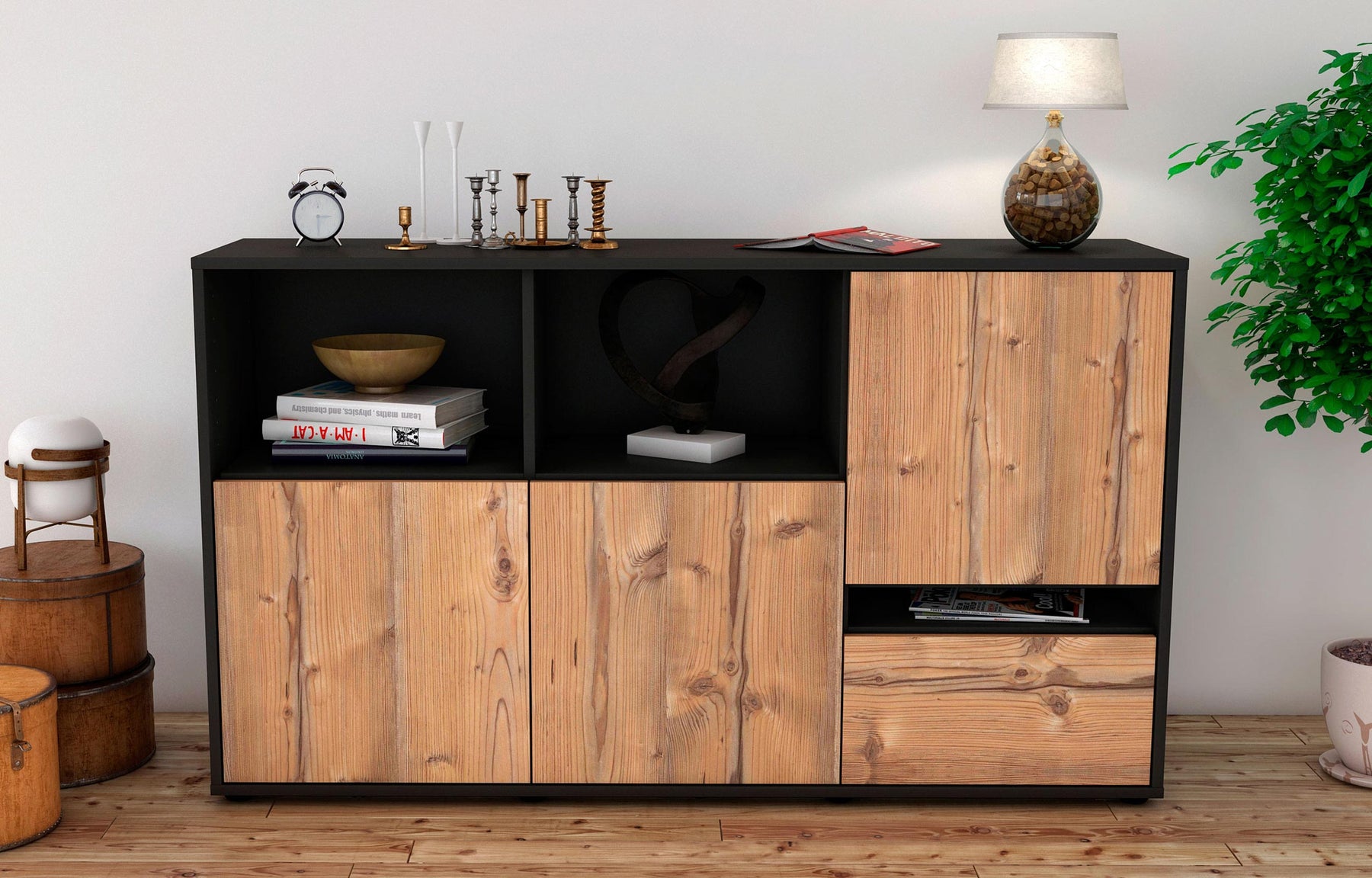 Sideboard Eda, Pinie (136x79x35cm)