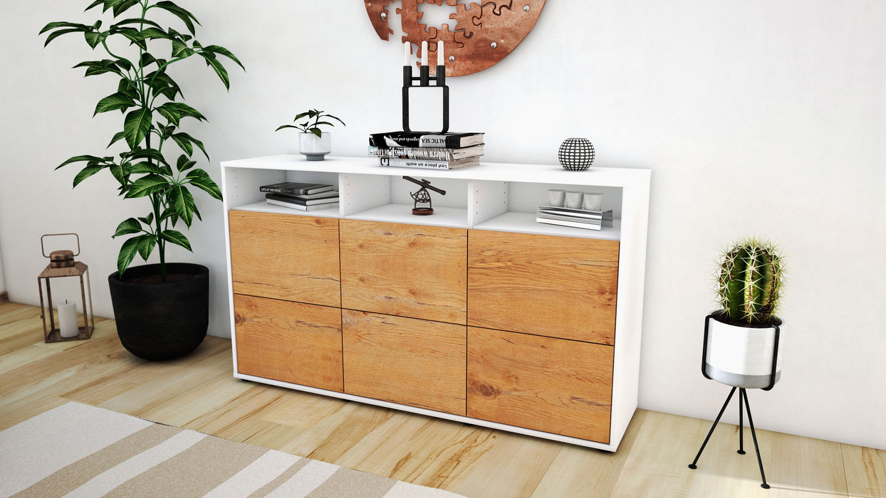 Sideboard Dilara, Eiche (136x79x35cm)