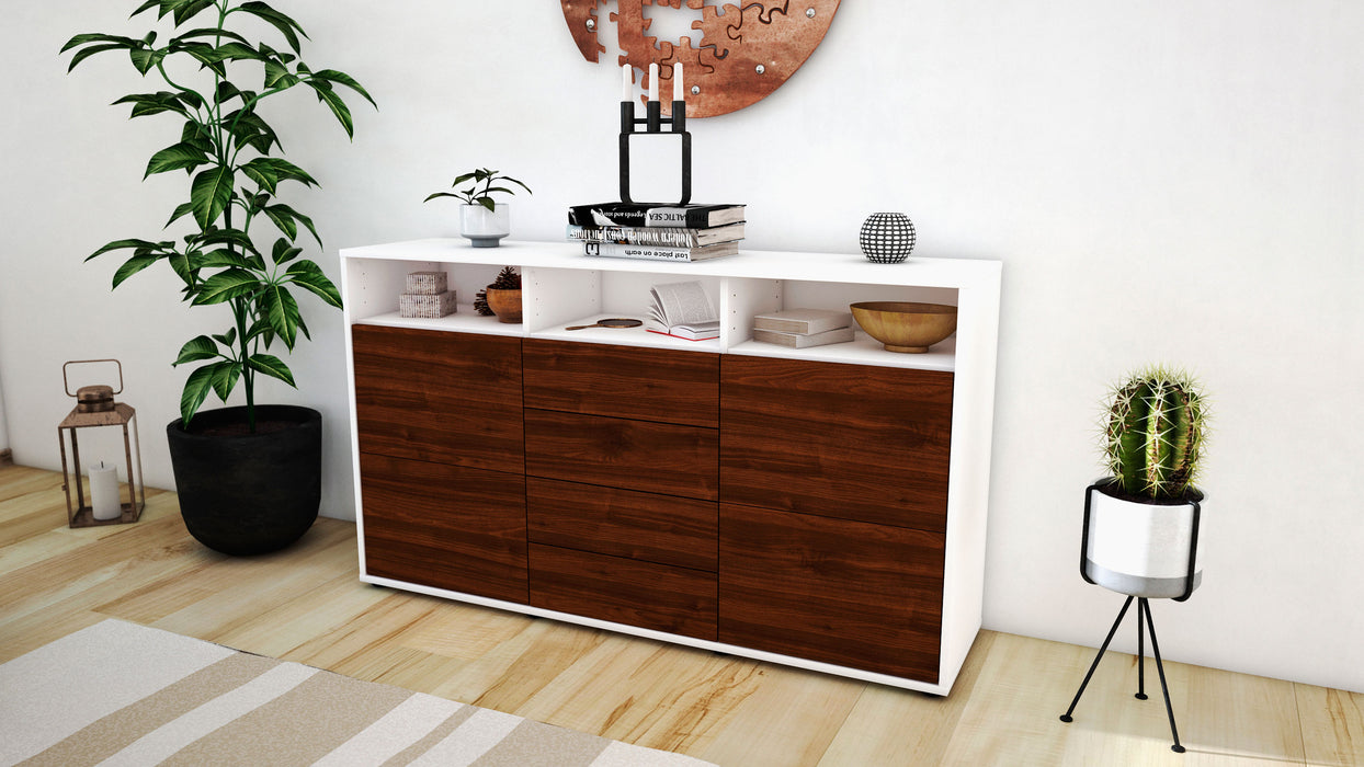 Sideboard Donabella, Walnuss (136x79x35cm)