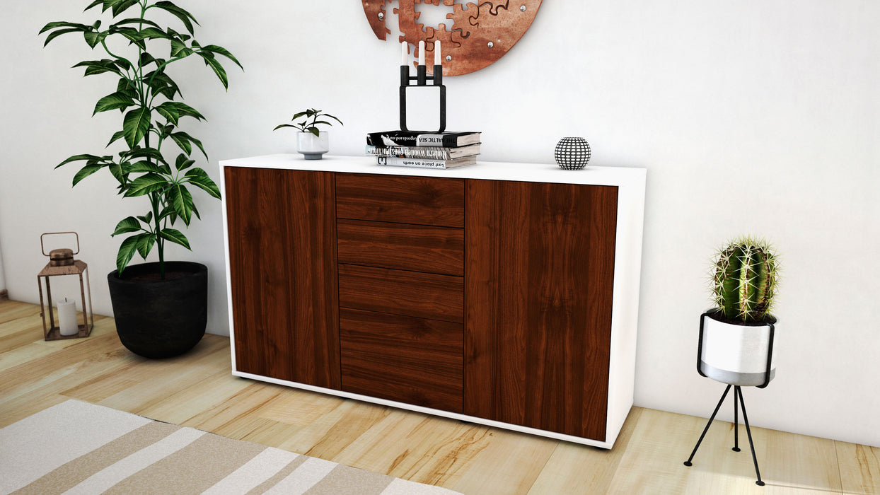 Sideboard Donatella, Walnuss (136x79x35cm)