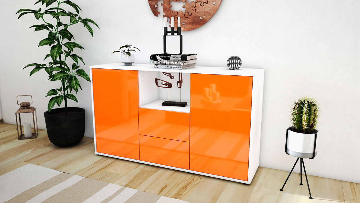 Sideboard Donika, Orange (136x79x35cm)