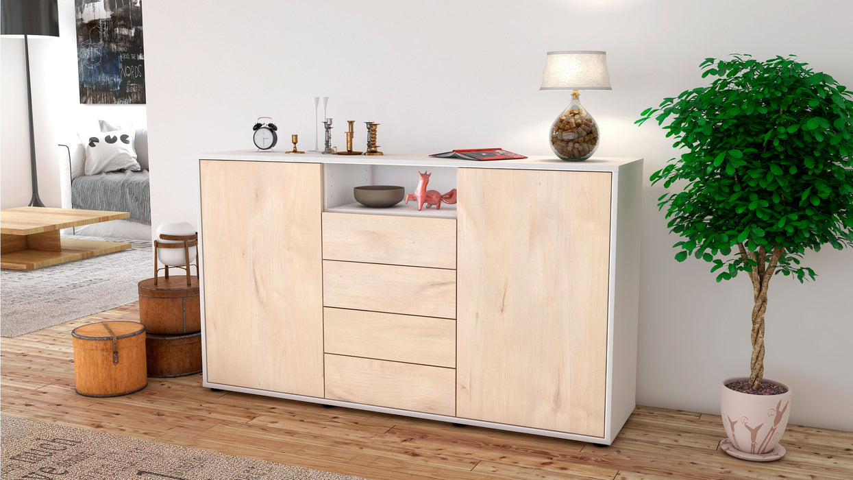 Sideboard Donnice , Zeder (136x79x35cm)