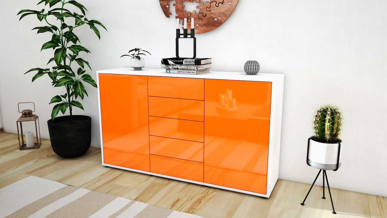 Sideboard Dorelly, Orange (136x79x35cm)