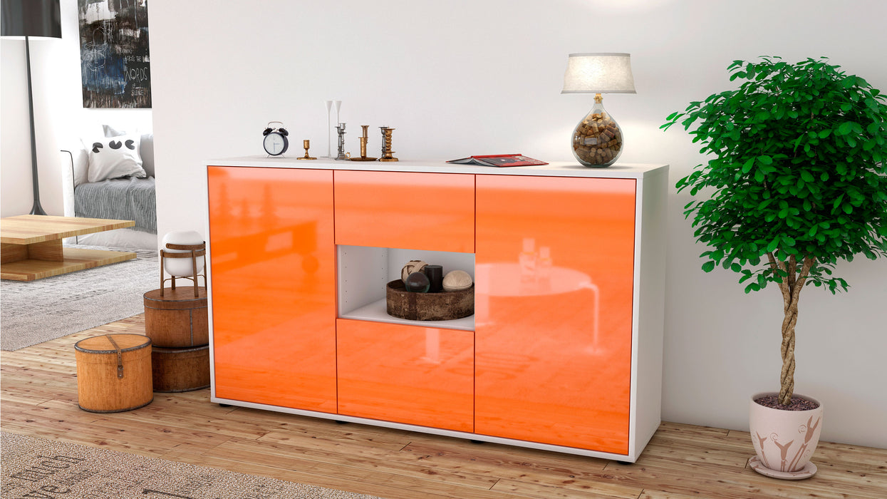 Sideboard Doriana, Orange (136x79x35cm)