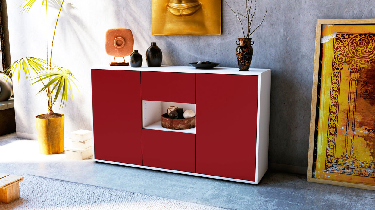 Sideboard Doriana, Bordeaux (136x79x35cm)