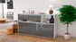 Sideboard Dorotea, Grau (136x79x35cm)