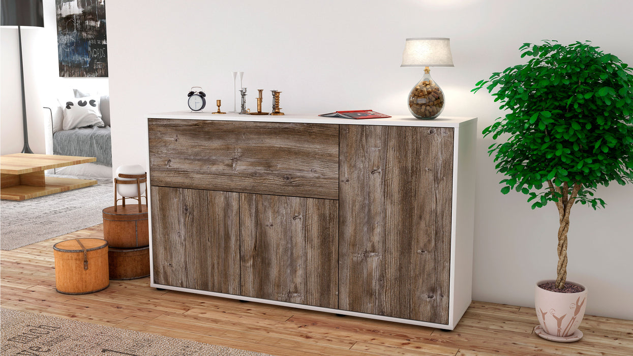 Sideboard Edera, Treibholz (136x79x35cm)