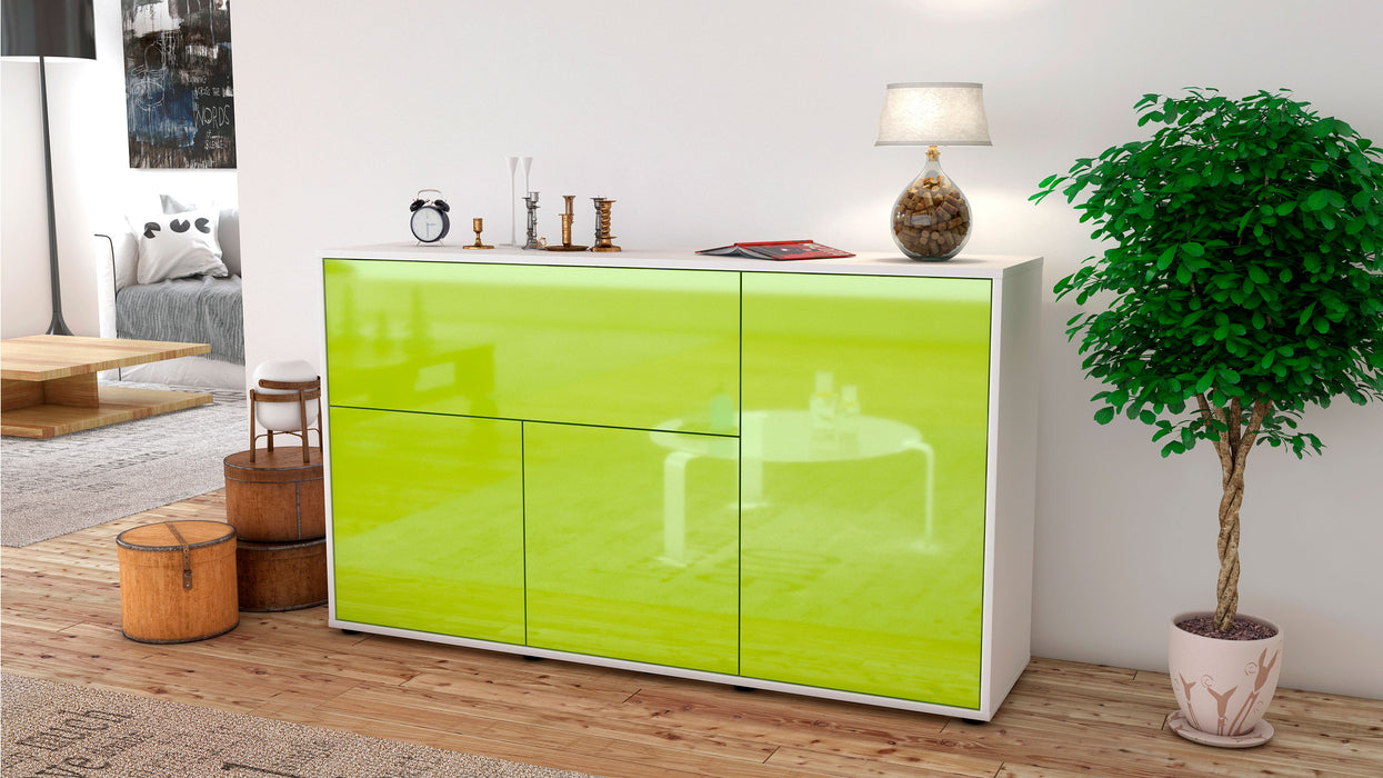 Sideboard Edera, Grün (136x79x35cm)