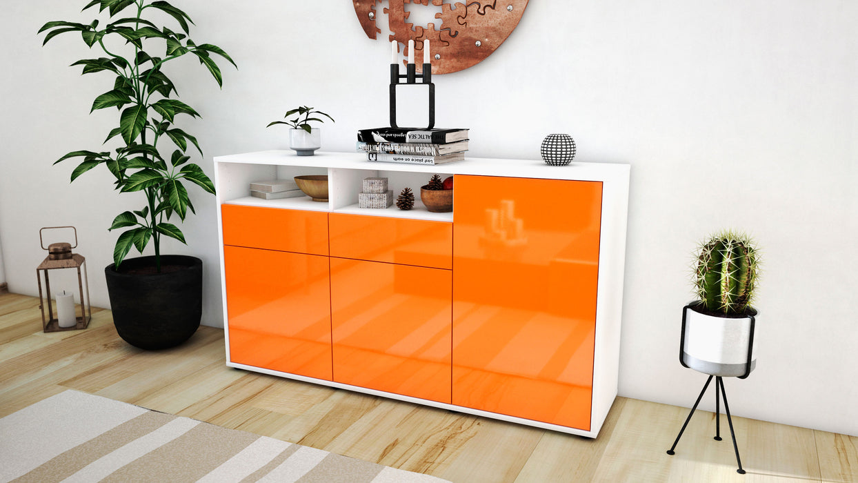 Sideboard Editta, Orange (136x79x35cm)