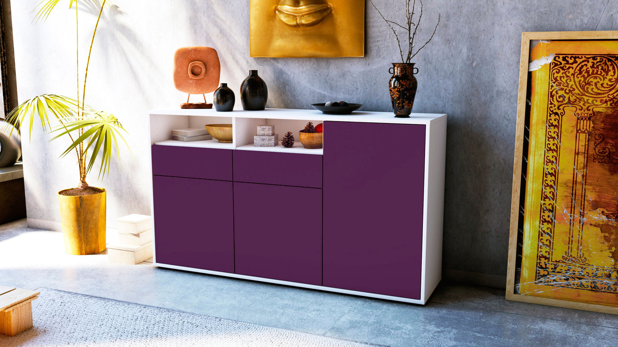 Sideboard Editta, Lila (136x79x35cm)