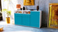 Sideboard Editta, Türkis (136x79x35cm)