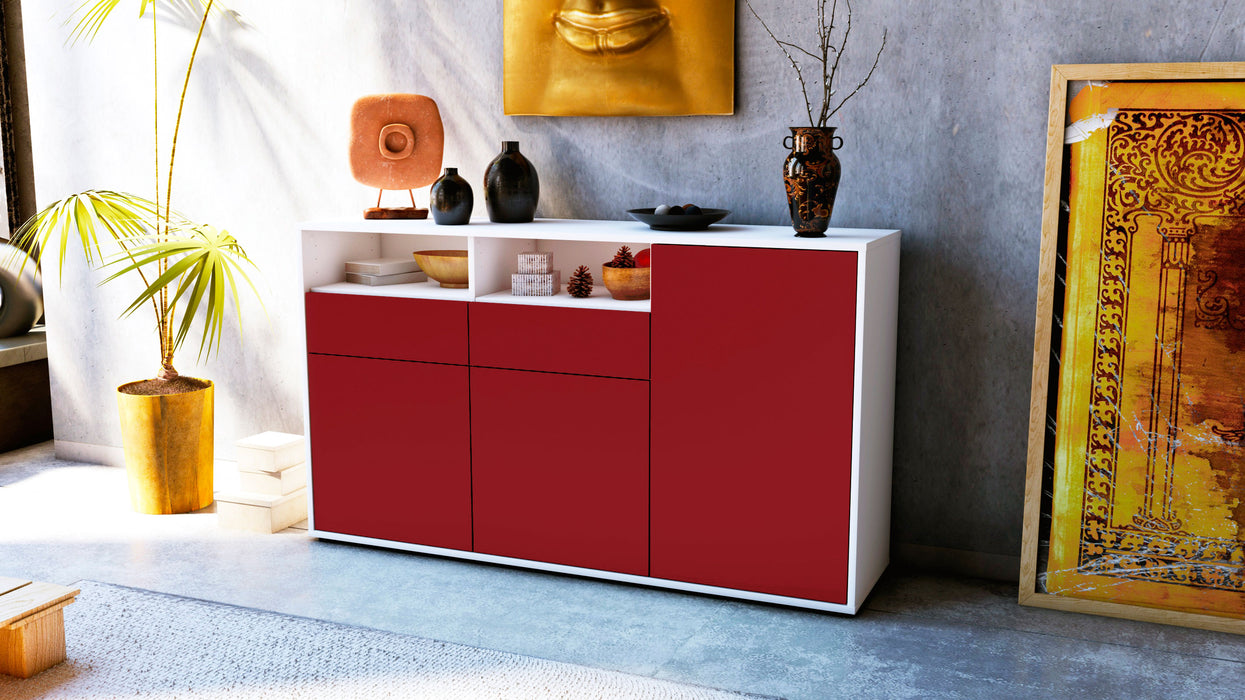 Sideboard Editta, Bordeaux (136x79x35cm)