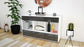 Sideboard Efisia, Grau (136x79x35cm)