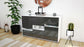 Sideboard Egizia, Grau (136x79x35cm)