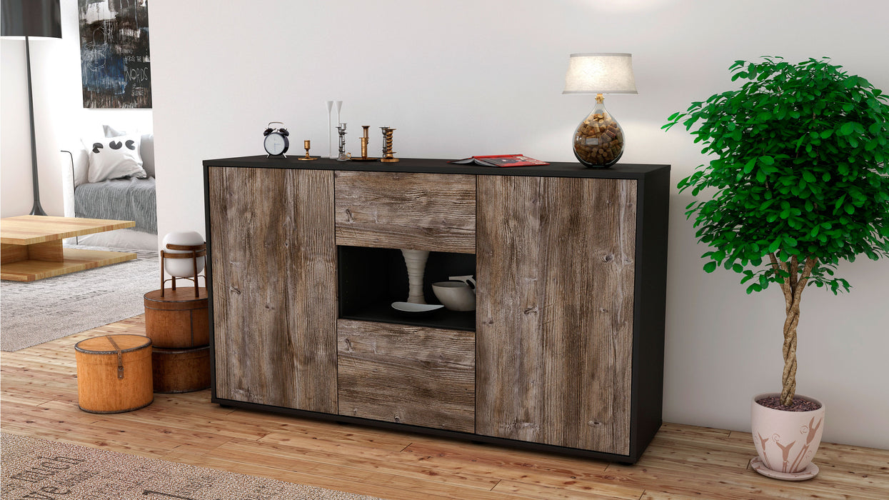 Sideboard Denise, Treibholz (136x79x35cm)