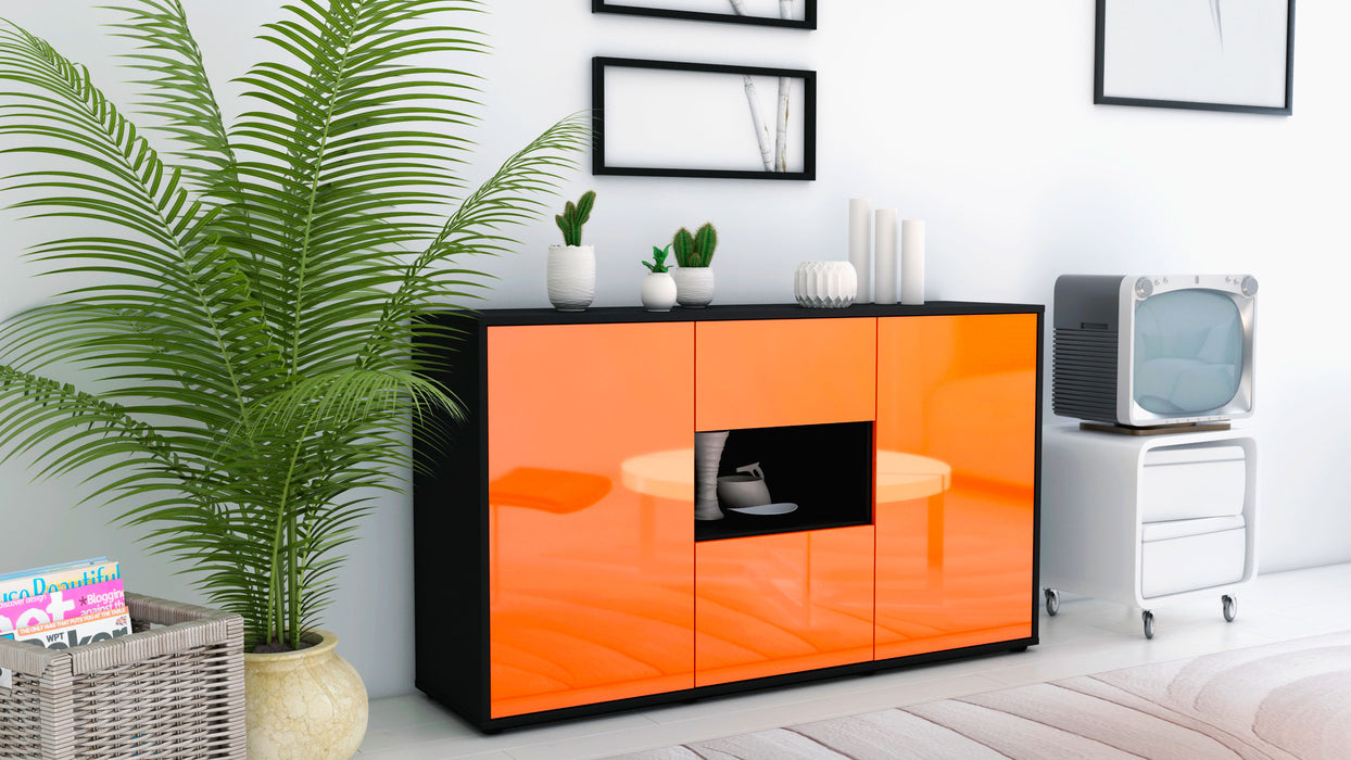 Sideboard Denise, Orange (136x79x35cm)