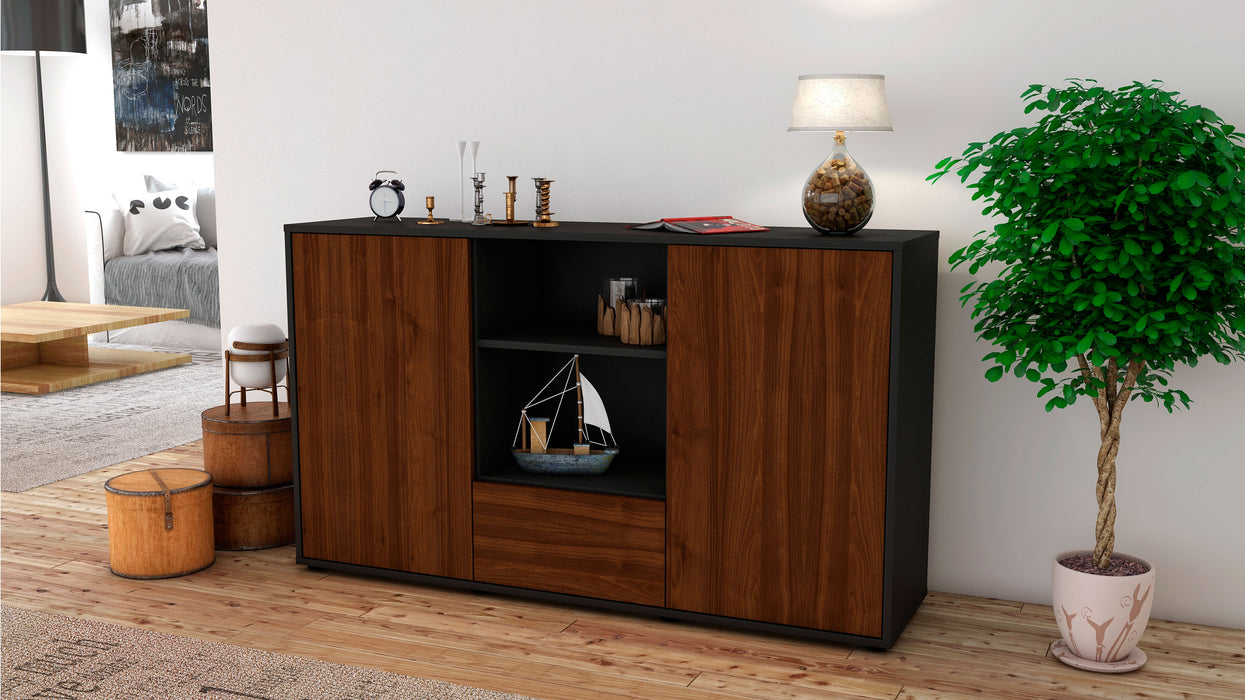 Sideboard Desideria, Walnuss (136x79x35cm)