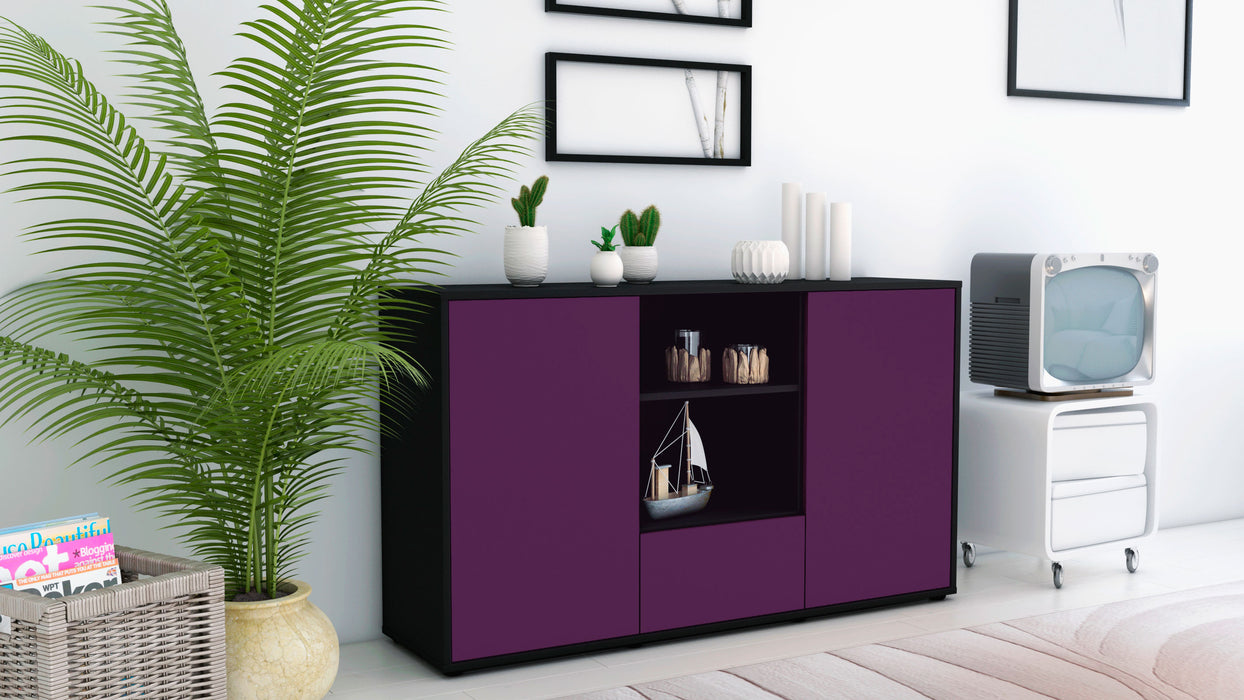 Sideboard Desideria, Lila (136x79x35cm)