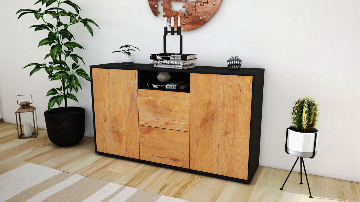 Sideboard Dimphi, Eiche (136x79x35cm)