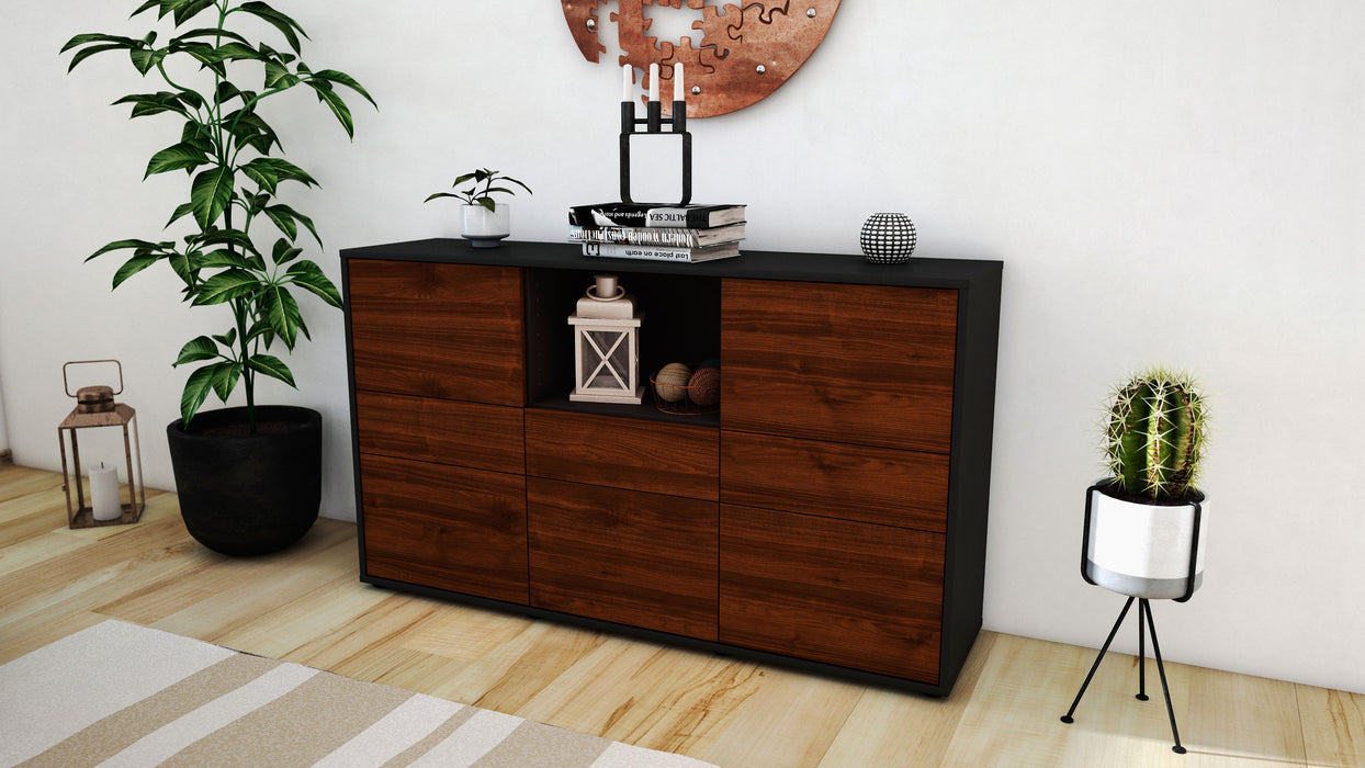 Sideboard Dominika, Walnuss (136x79x35cm)