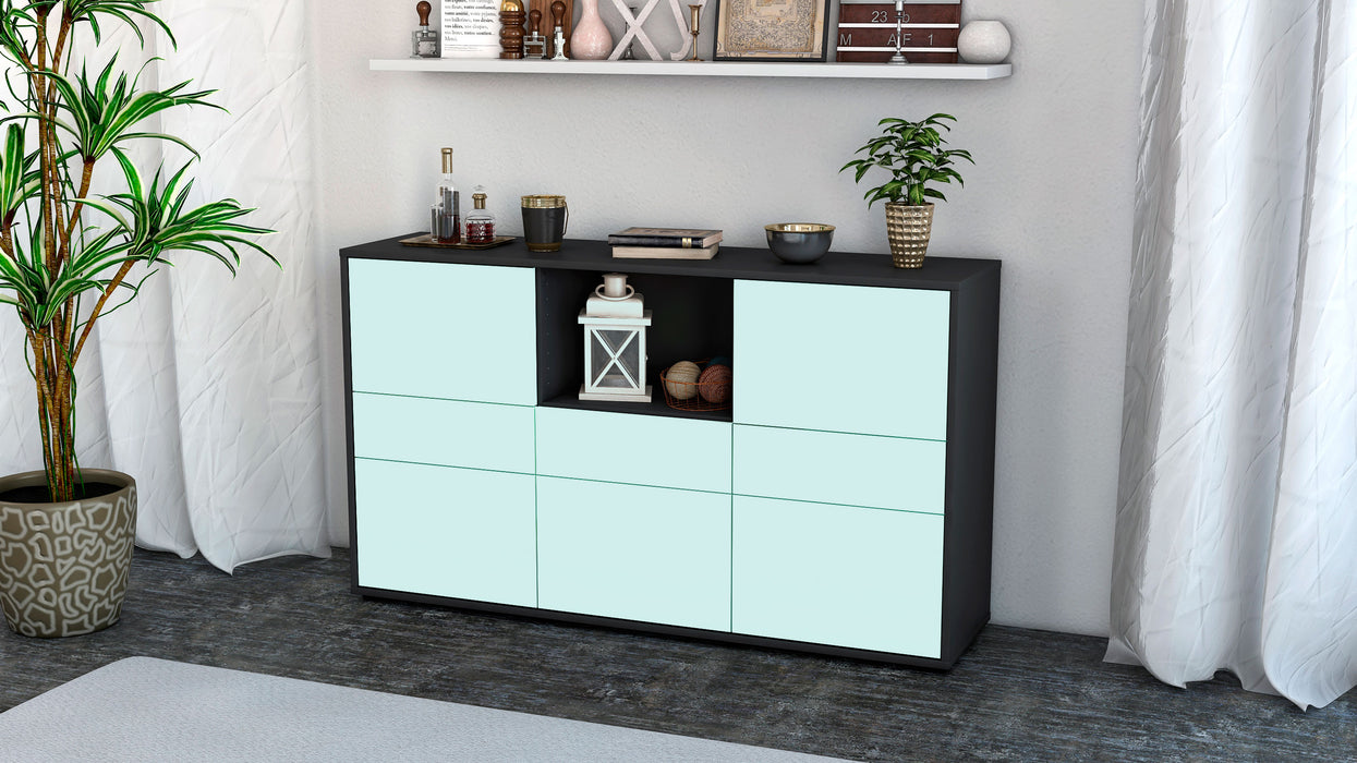 Sideboard Dominika, Mint (136x79x35cm)