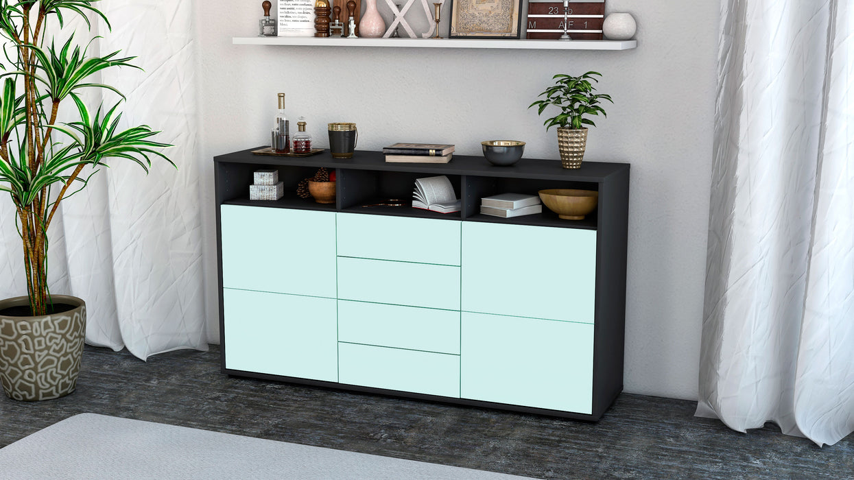 Sideboard Donabella, Mint (136x79x35cm)