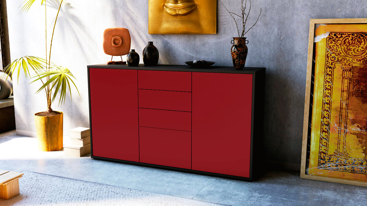 Sideboard Donatella, Bordeaux (136x79x35cm)