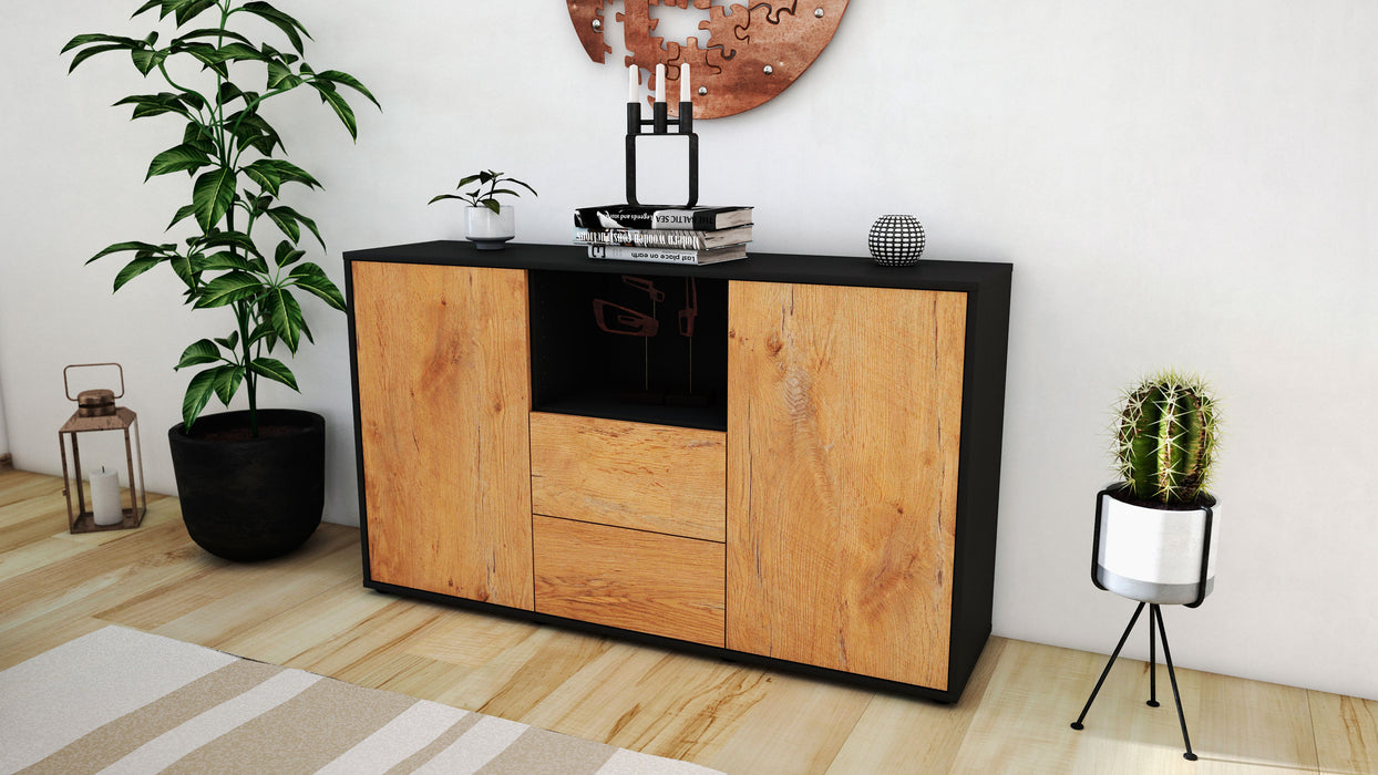 Sideboard Donika, Eiche (136x79x35cm)